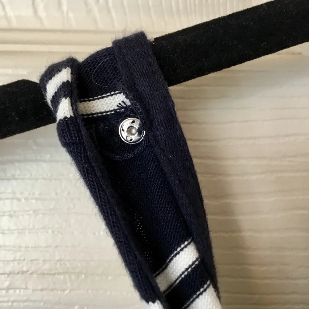 J.Crew Navy & White Striped Tank Dress - S